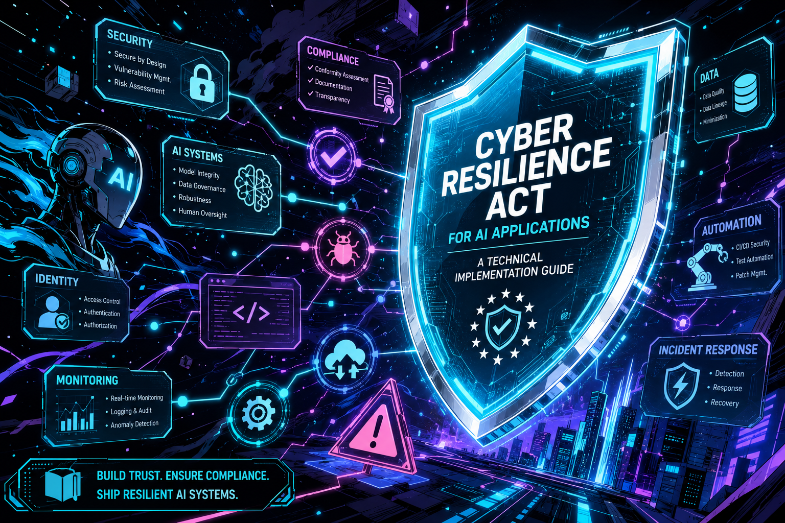 The Cyber Resilience Act for AI Applications: An Engineering Roadmap