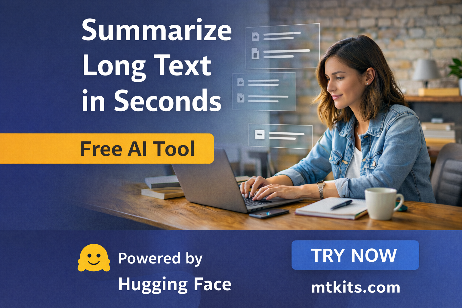 Stop reading long docs: A simple Free AI tool to get the key points instantly.