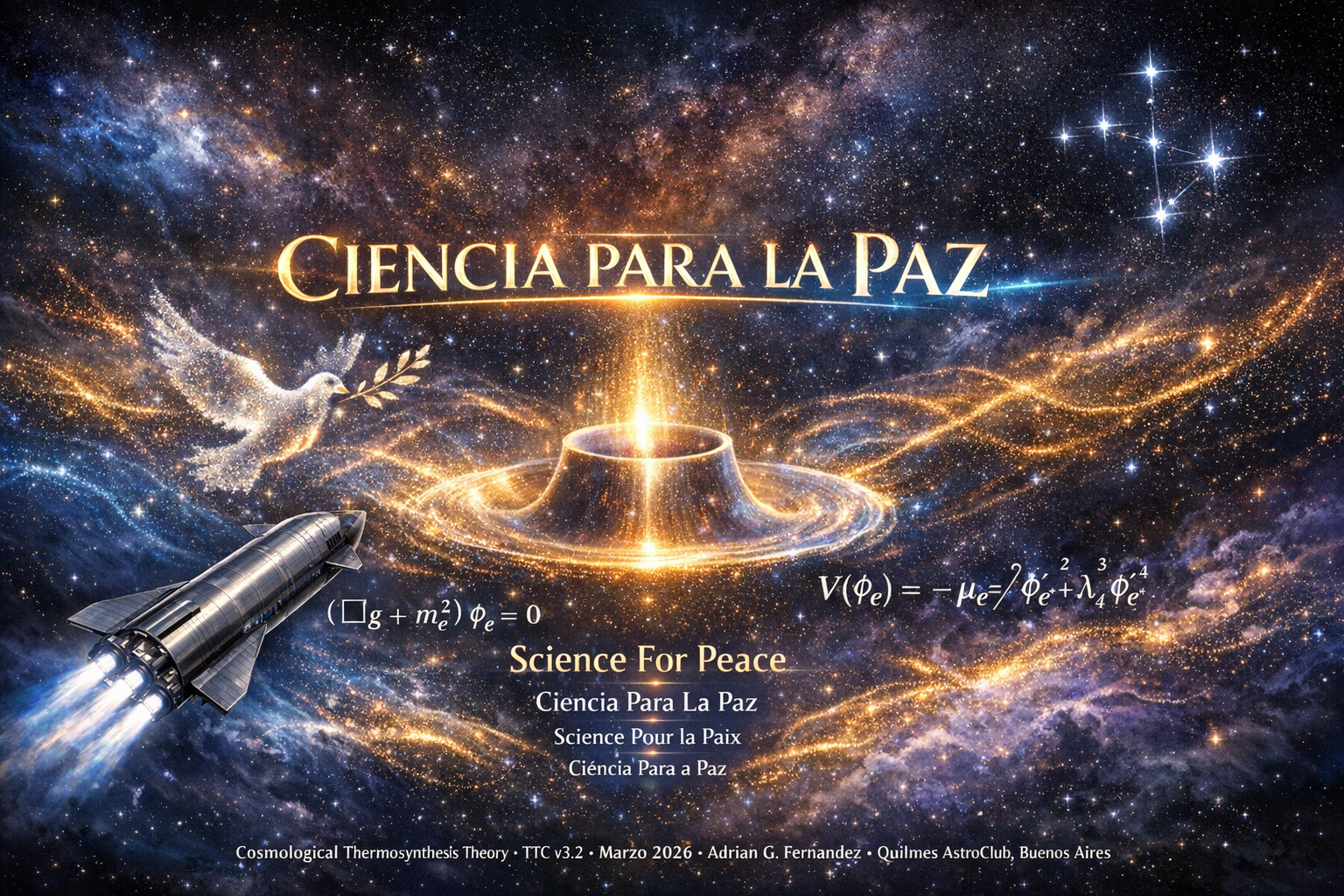 Ciencia para la Paz: La Cosmological Thermosynthesis Theory (TTC v3.2) Ciencia para la Paz: La Cosmological Thermosynthesis Theory (TTC v3.2)