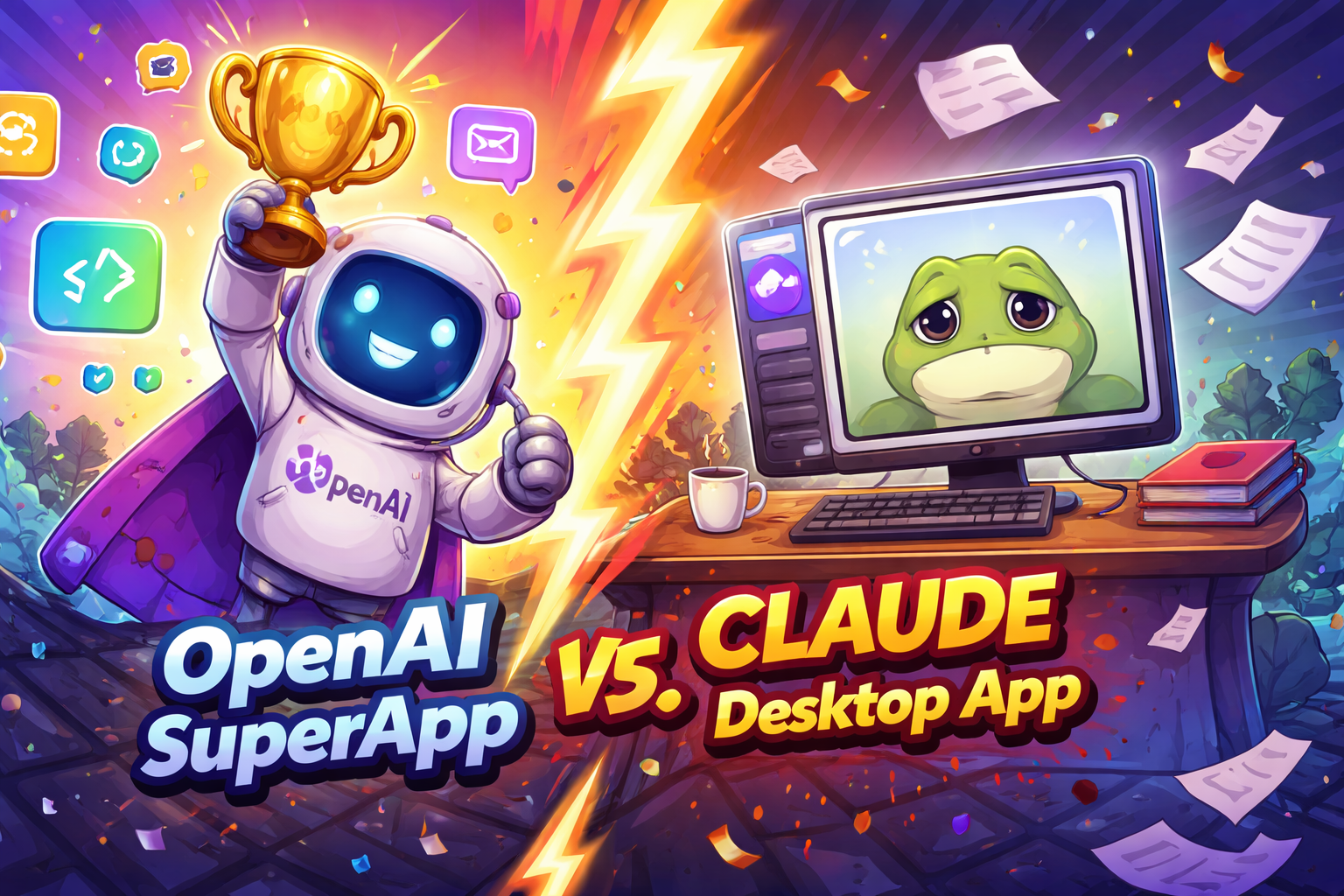 OpenAI SuperApp beats Claude Desktop App