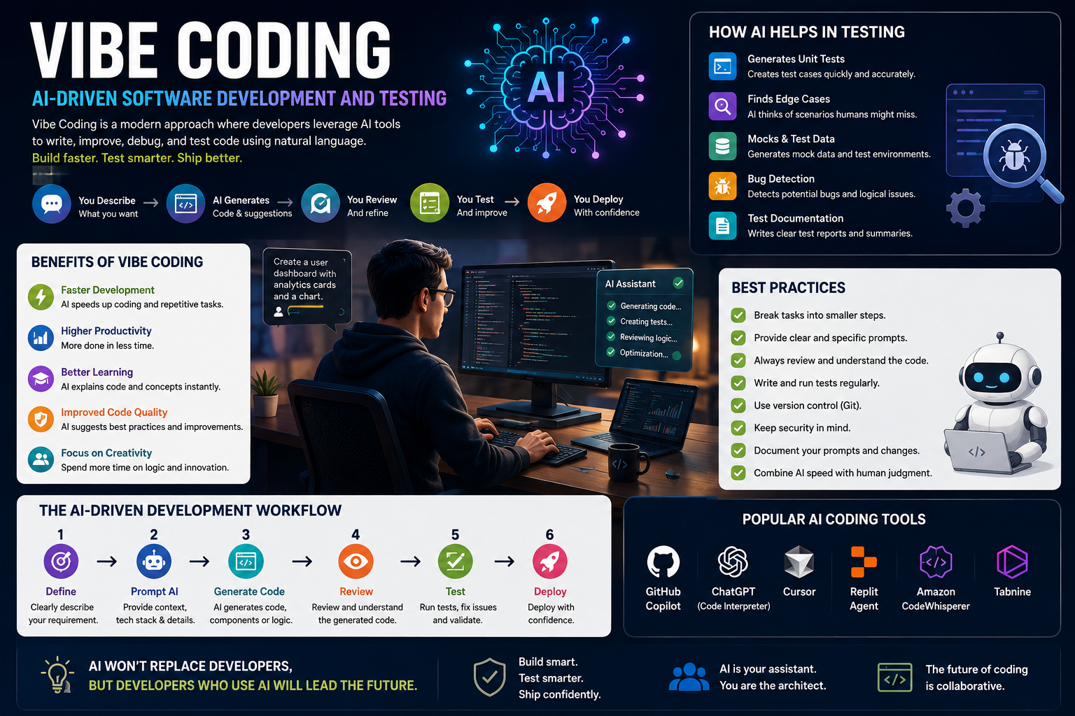 Vibe Coding — AI-Driven Software Development and Testing