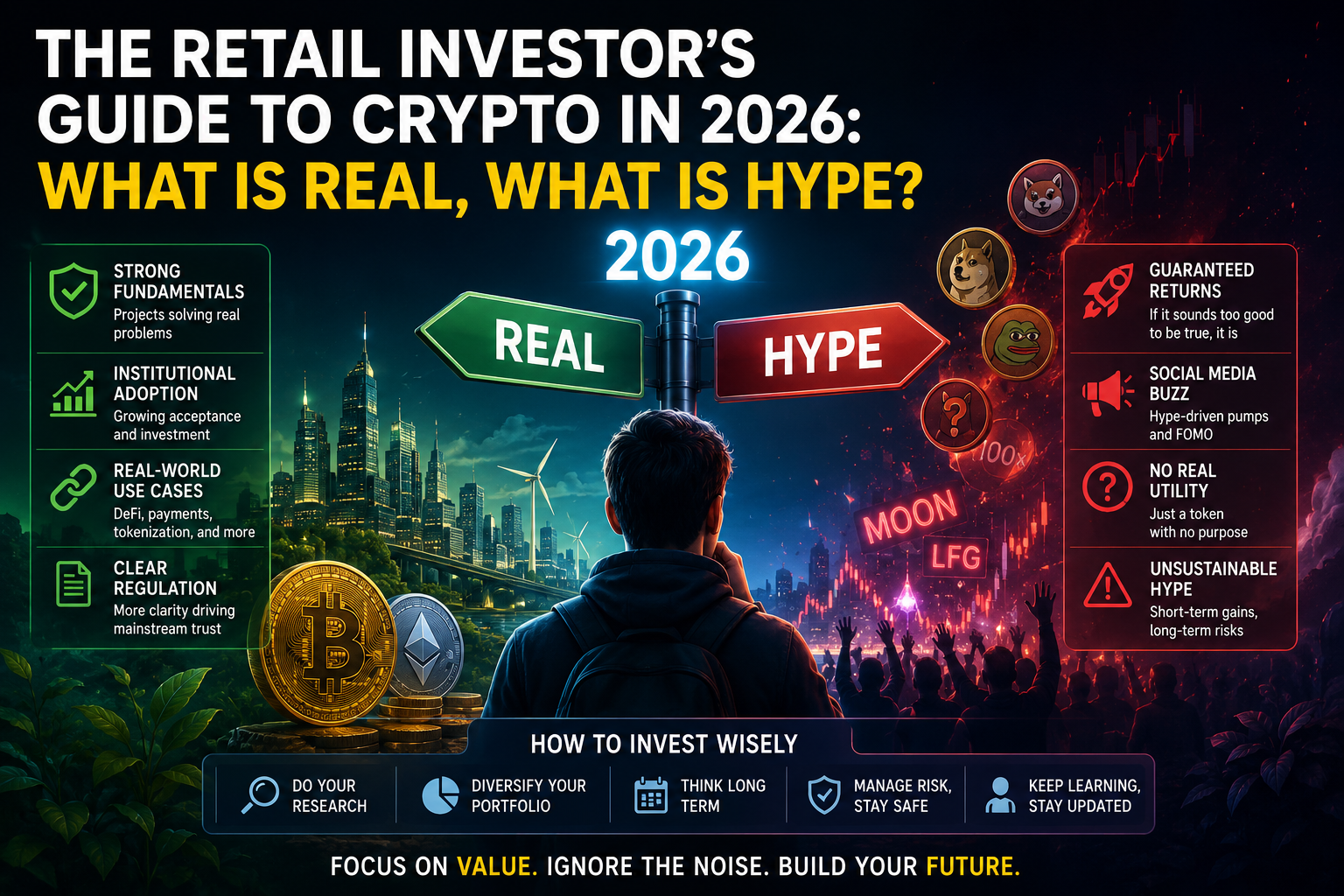 The Retail Investor’s Guide to Crypto in 2026: What Is Real, What Is Hype?