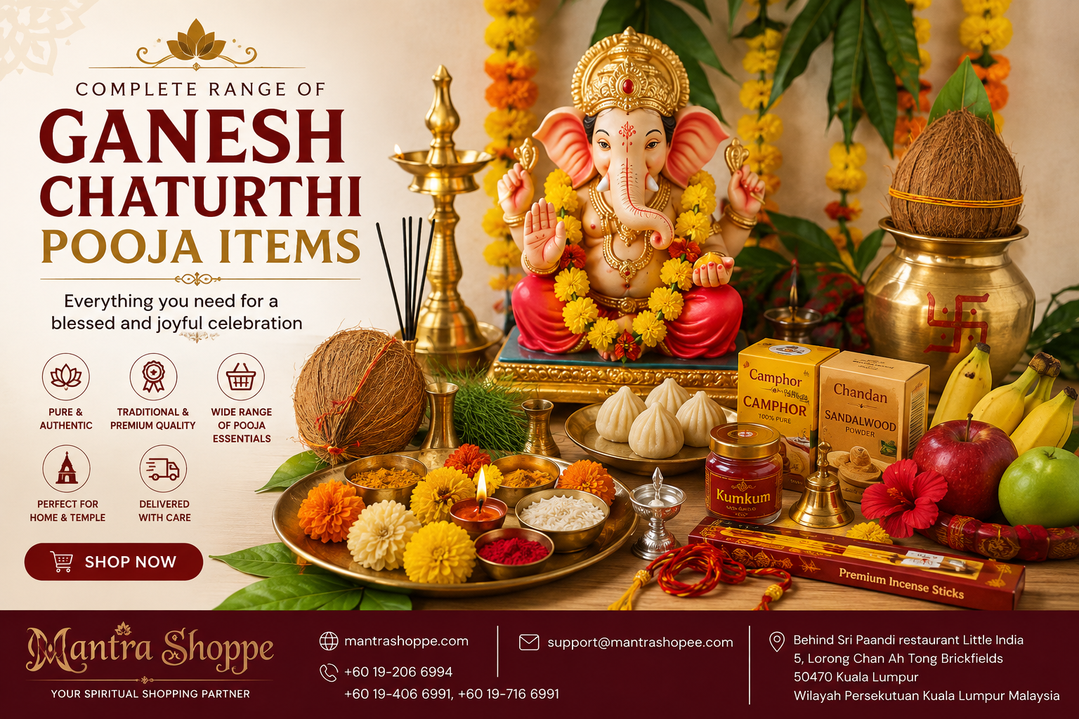 Ganesh Chaturthi Pooja Items: Complete Guide to Celebrate Lord Ganesha