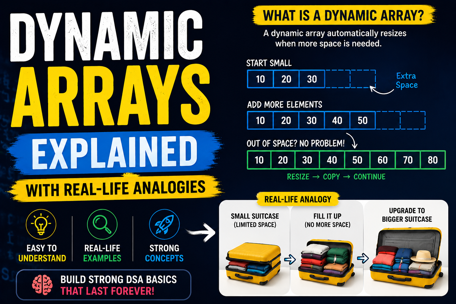 Dynamic Arrays Explained With Real-Life Analogies