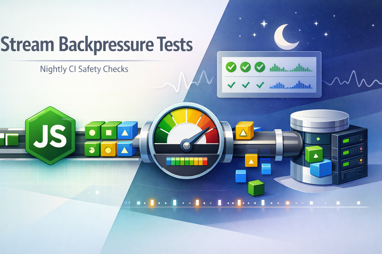 9 Nightly CI Backpressure Tests for Node Streams