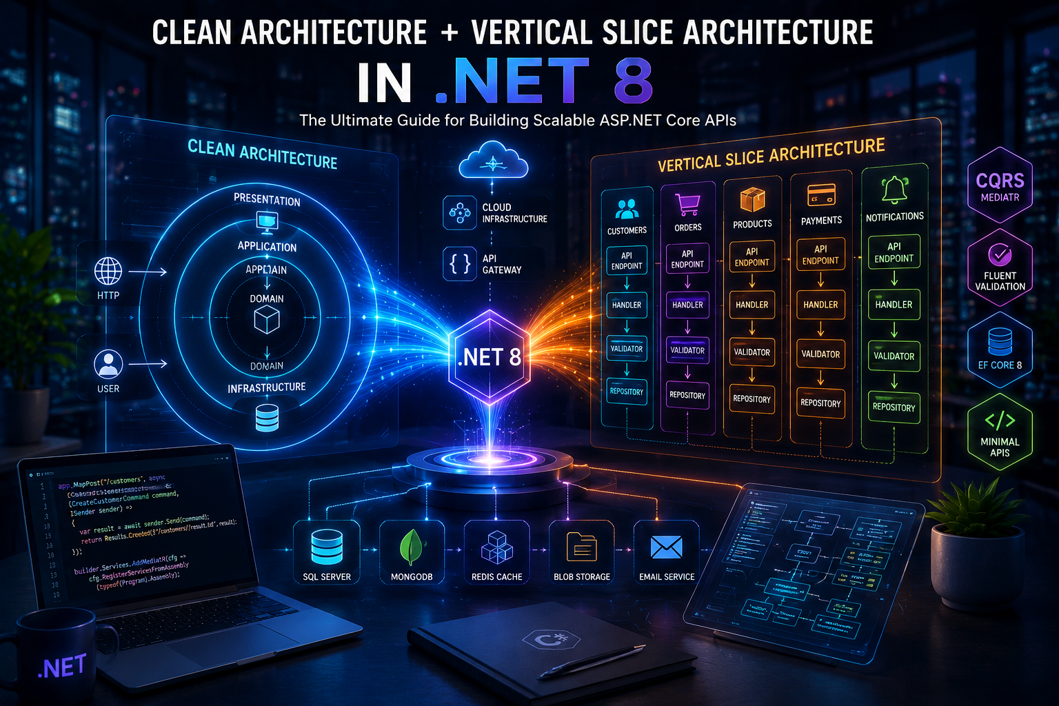Clean Architecture + Vertical Slice Architecture in .NET