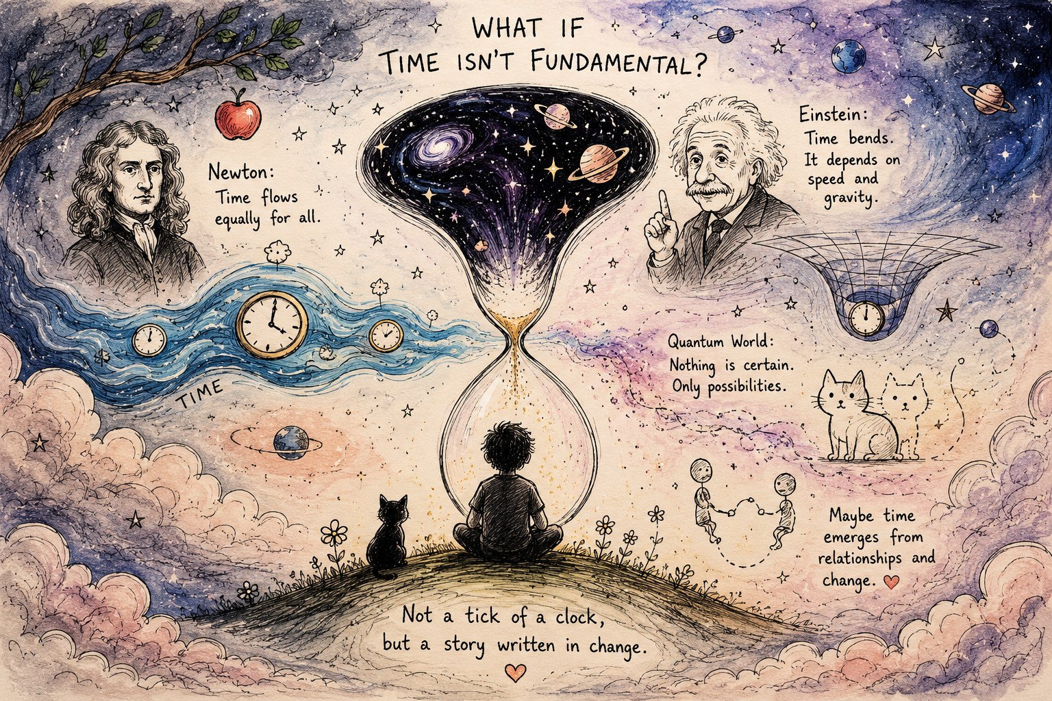 THE UNIVERSE NEVER NEEDED A CLOCK THE UNIVERSE NEVER NEEDED A CLOCK