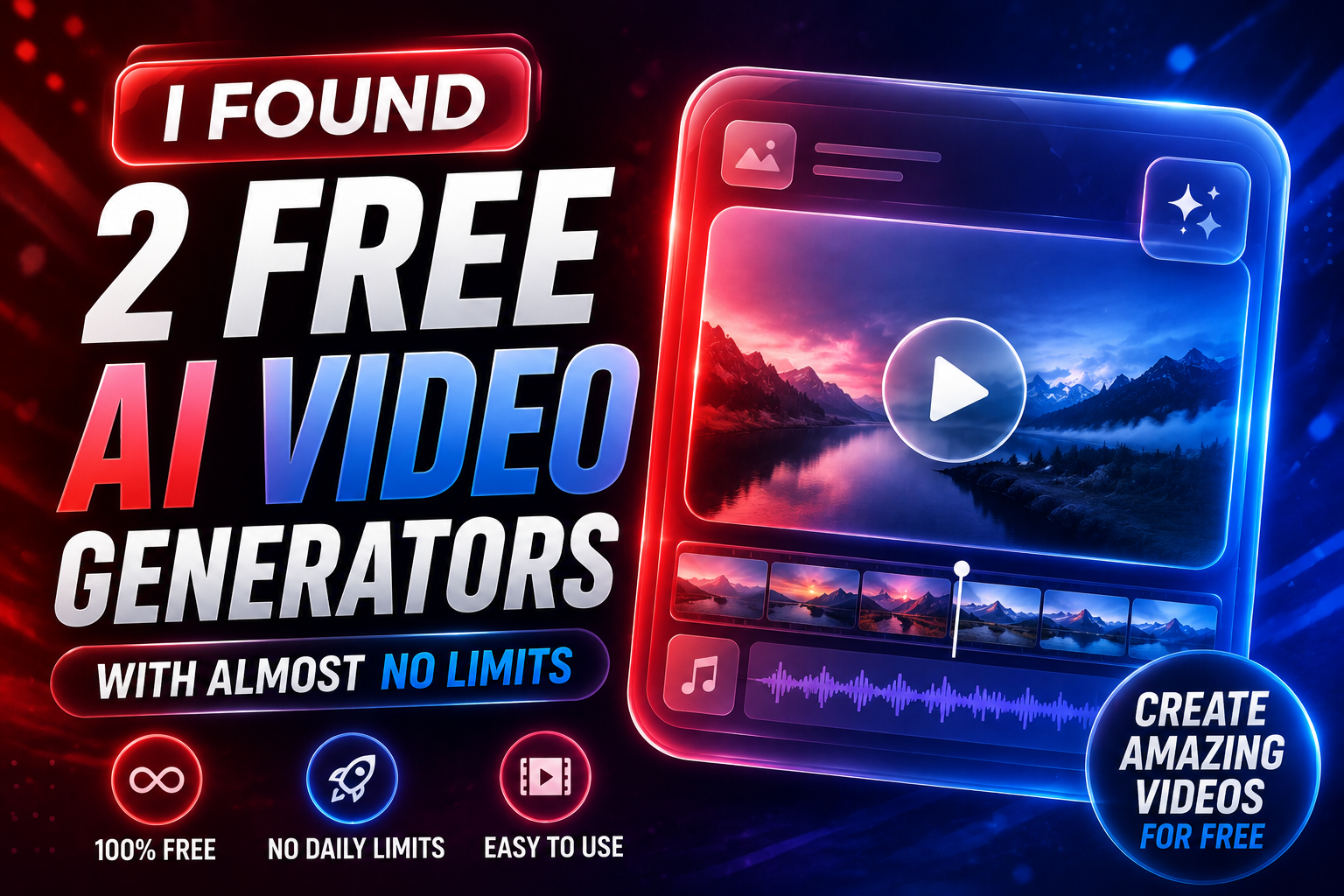 I Found 2 Free AI Video Generators With Almost No Limits
