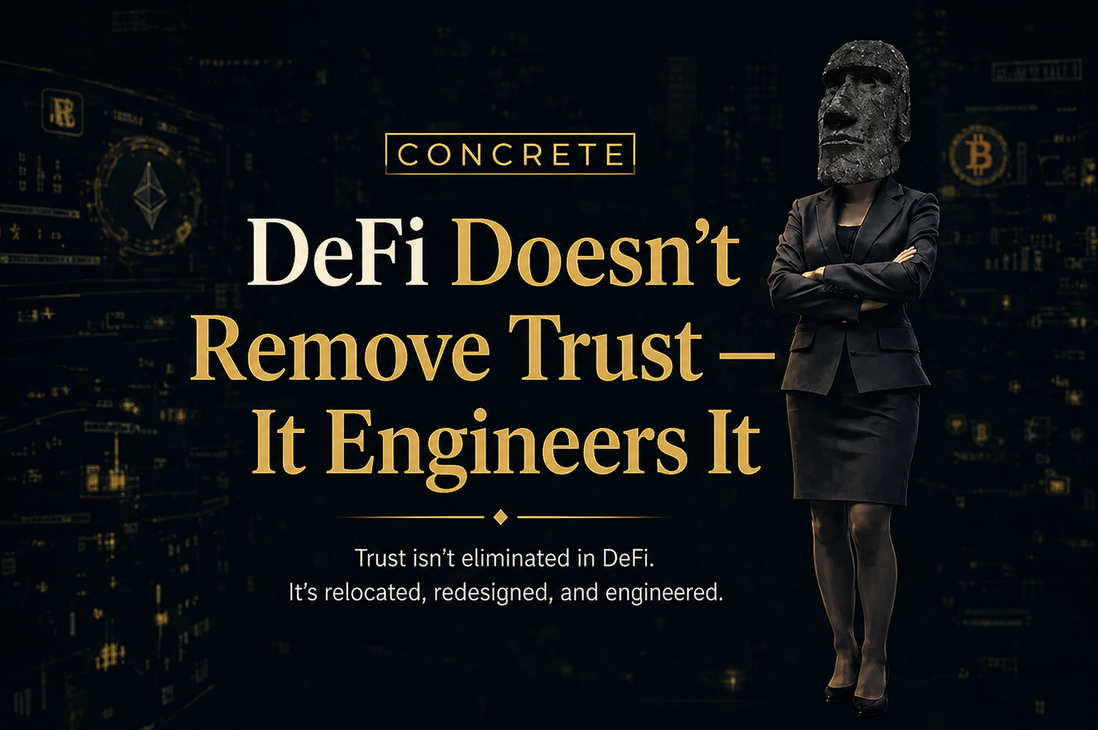 DeFi Doesn’t Remove Trust It Engineers It