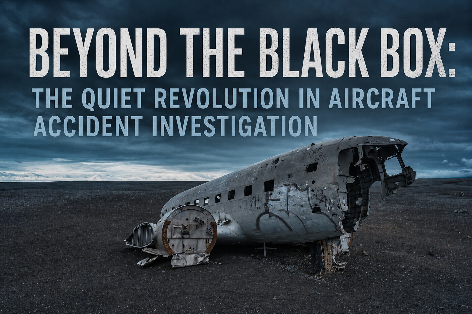 Beyond the Black Box: The Quiet Revolution in Aircraft Accident Invest Beyond the Black Box: The Quiet Revolution in Aircraft Accident Invest