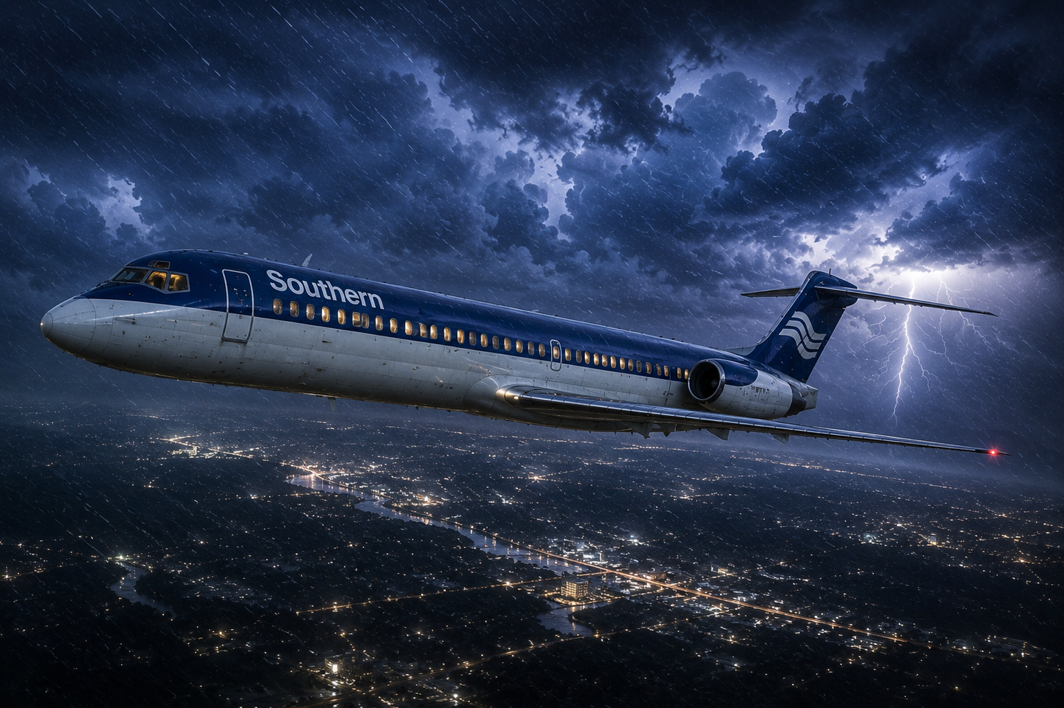 Southern Airways Flight 242: Both Engines Dead a Highway Landing and t