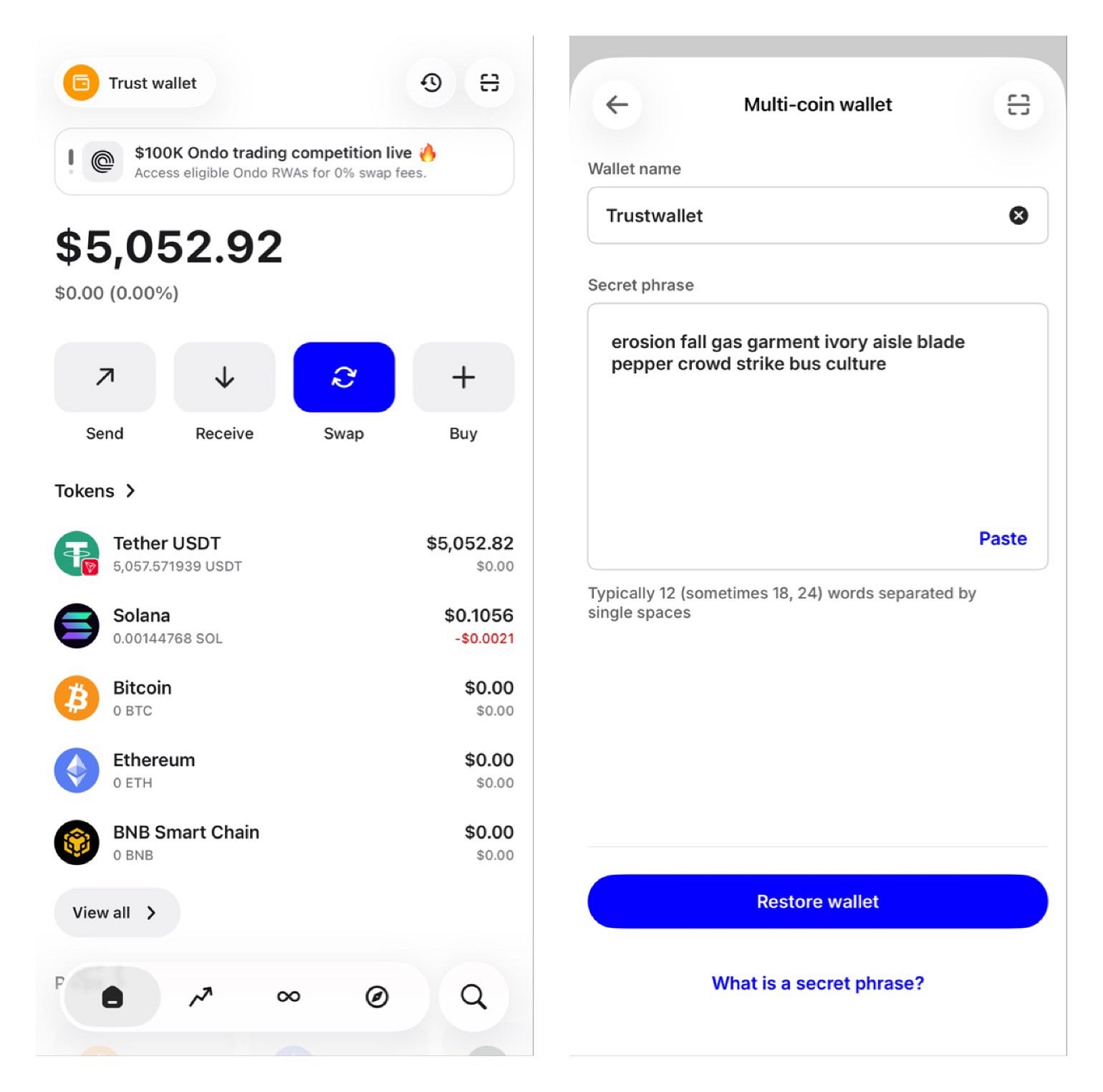 Friends a question:Ia’m new here please how can i withdrawl my 5100 USDT From.
