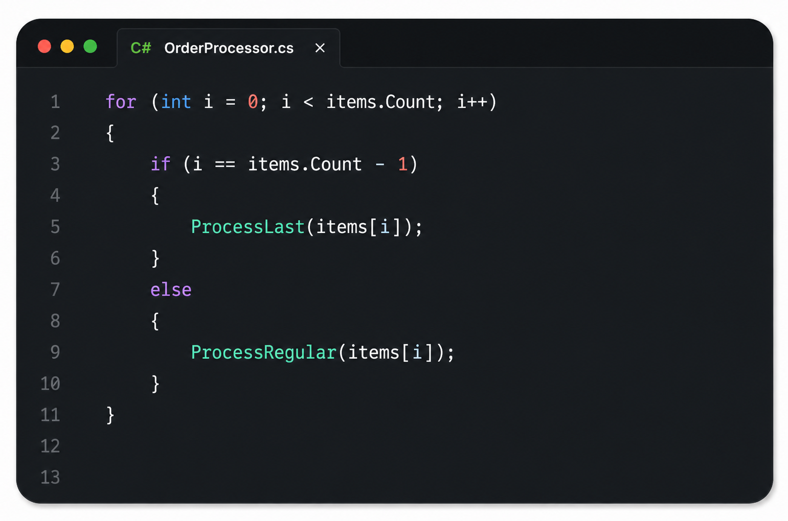 Stop Mixing Special Cases Into Your Loop