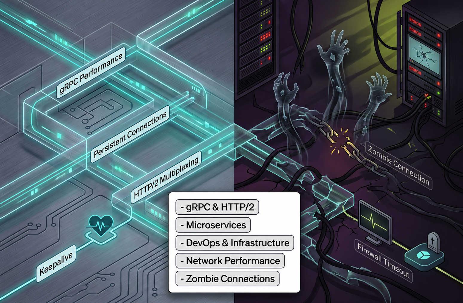 gRPC, Persistent HTTP/2 Connections, and “Zombie Connections”: What You Gain, What You Risk, and…