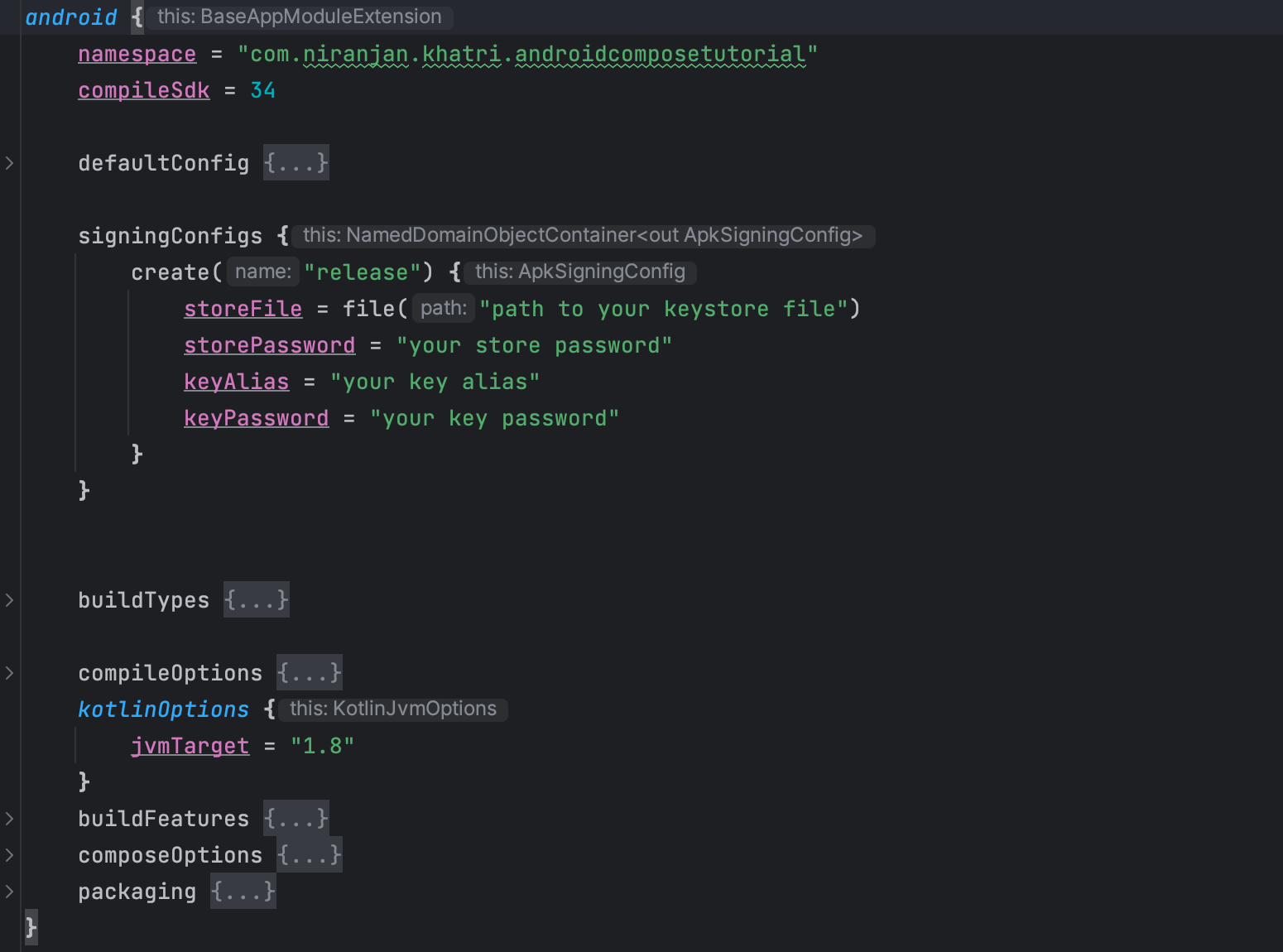 How do you manage Releasing and Signing an Android Compose App?