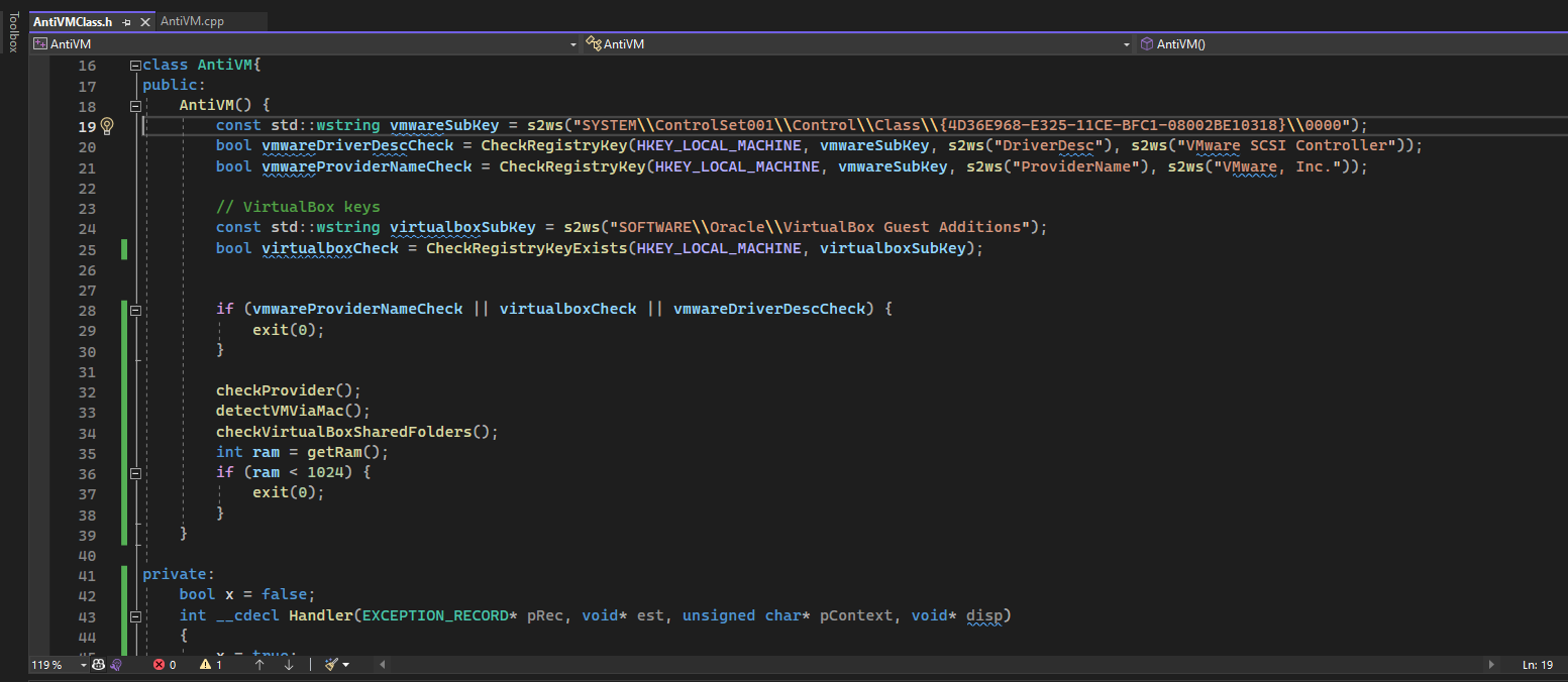 Malware Anti Virtual Machine