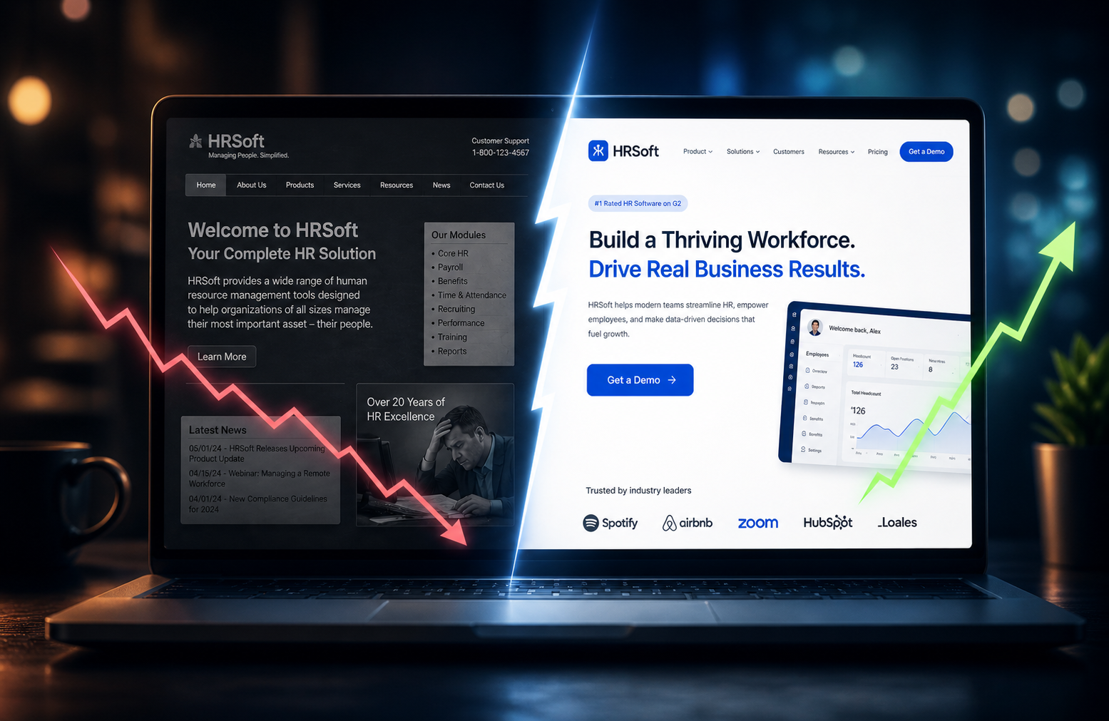 We rebuilt a startup’s website in 14 days. Here’s what changed.