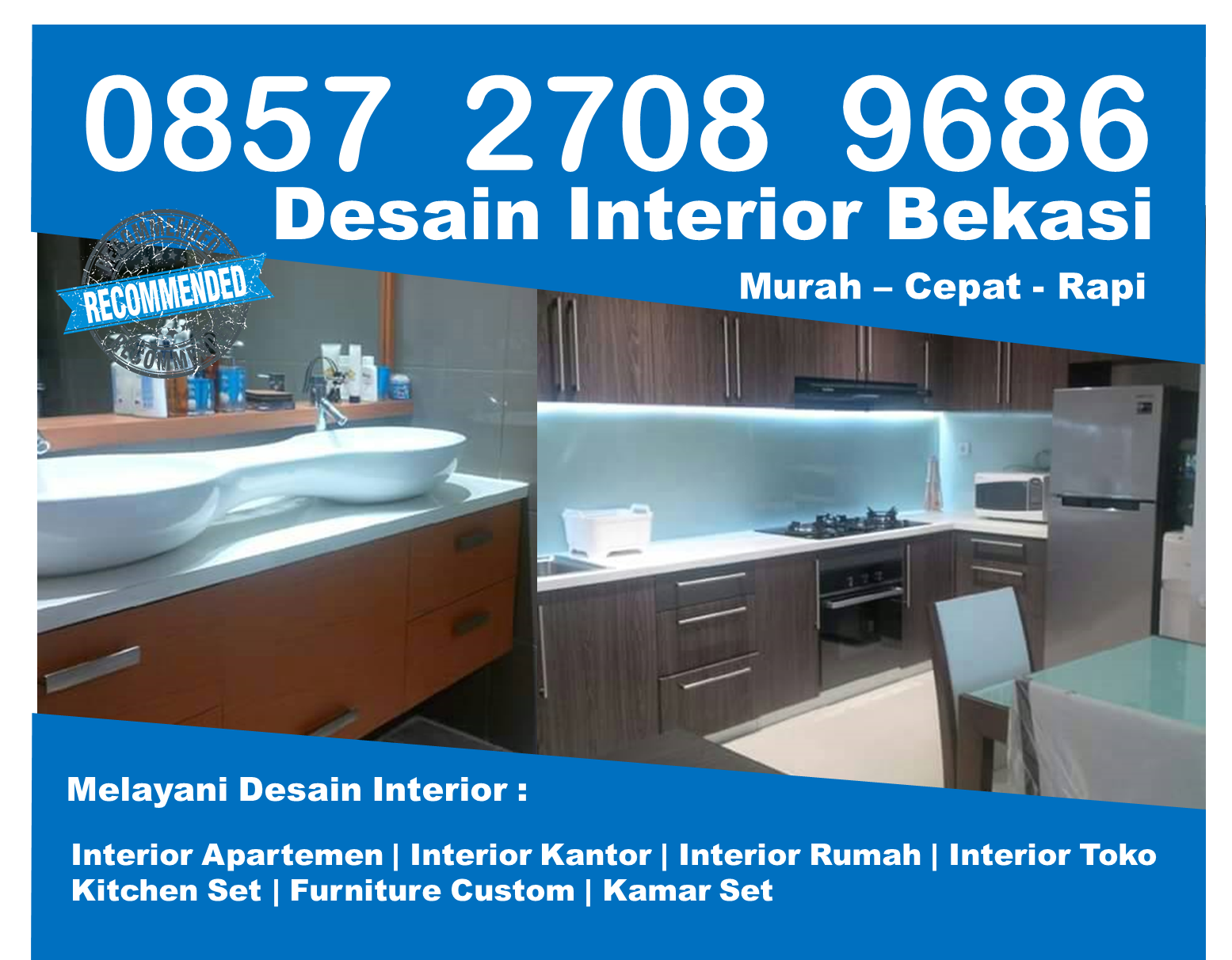 Telp 0857 2708 9686 Indosat Jasa Desain Interior Apartemen Bekasi
