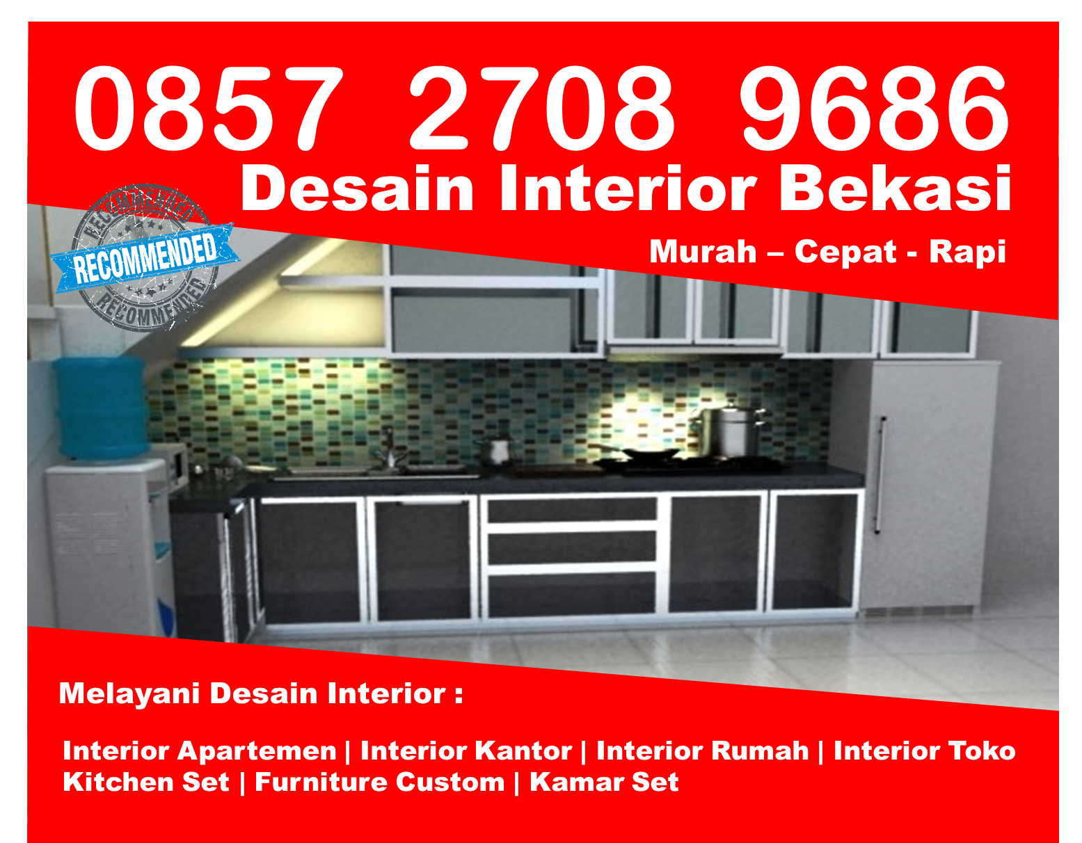 Telp 0857 2708 9686 Indosat Design Interior Apartemen 2 Kamar