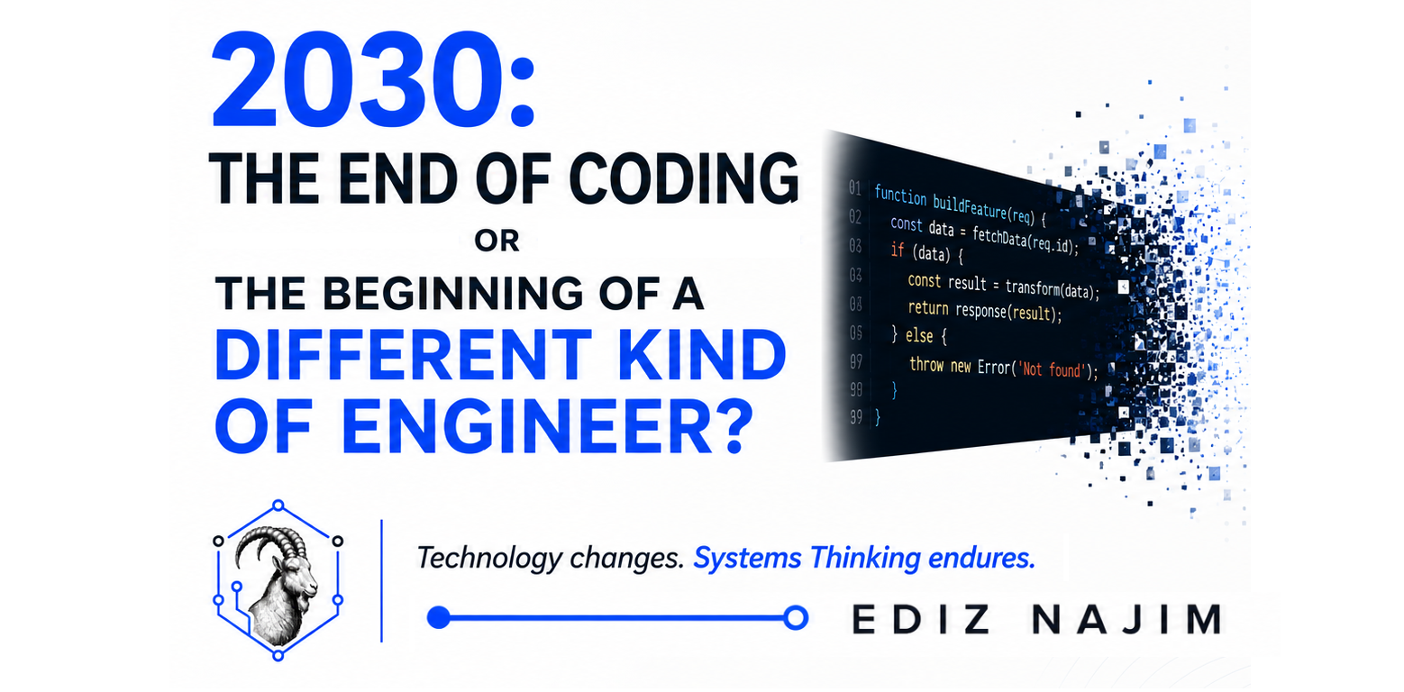 2030: The End of Coding or the Beginning of a Different Kind of Engineer?