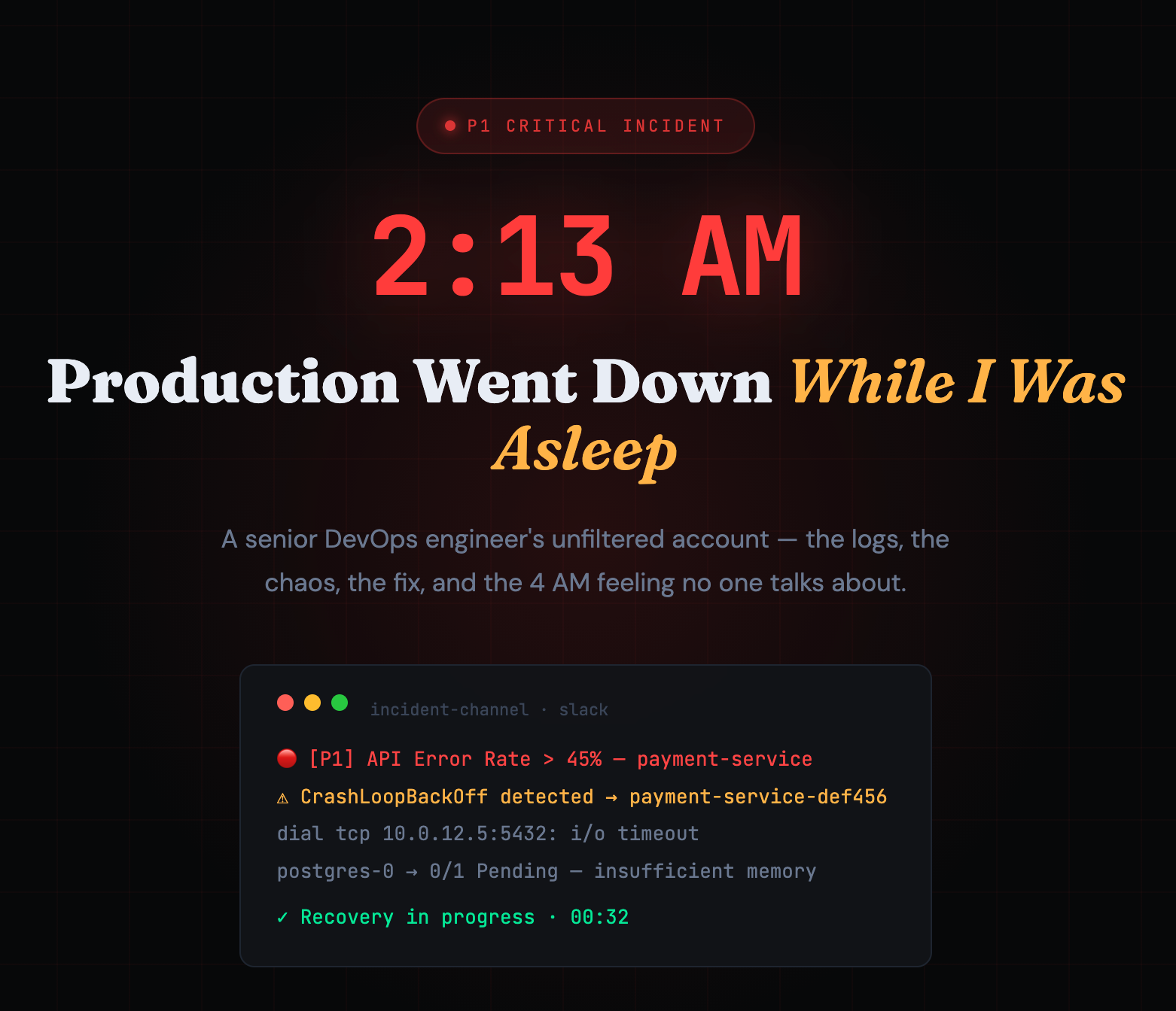 #42 – Day in the Life of a DevOps Engineer Handling a Production Incident