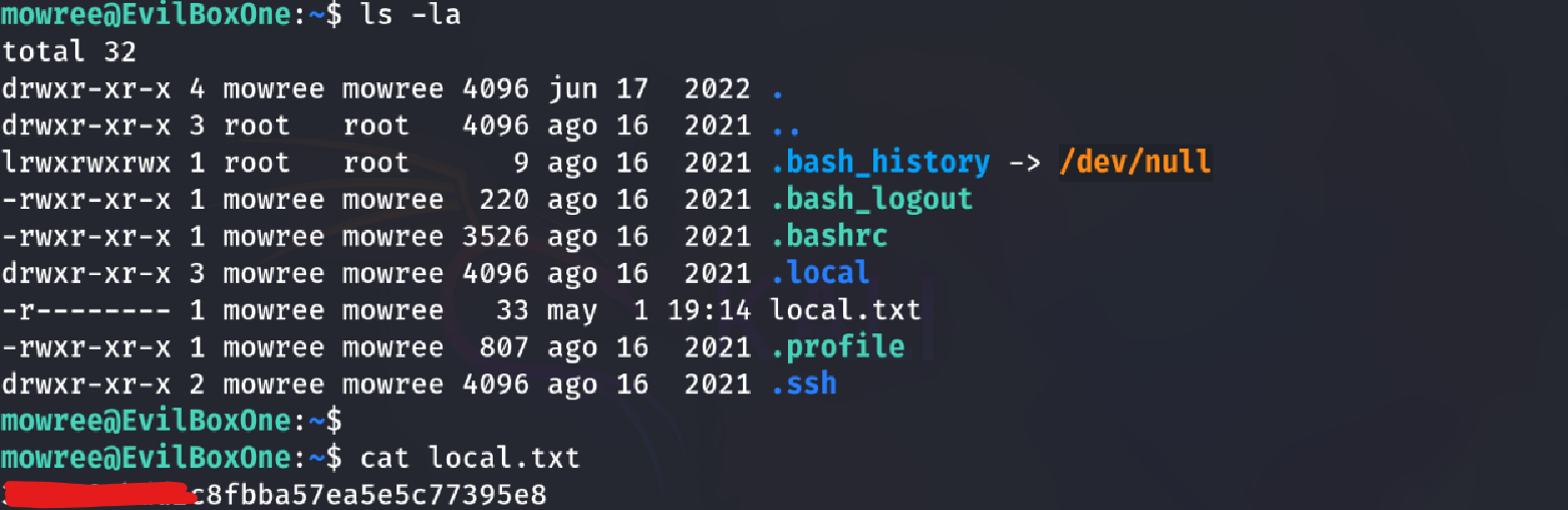 OffSec Proving Grounds “EvilBox-One” Writeup