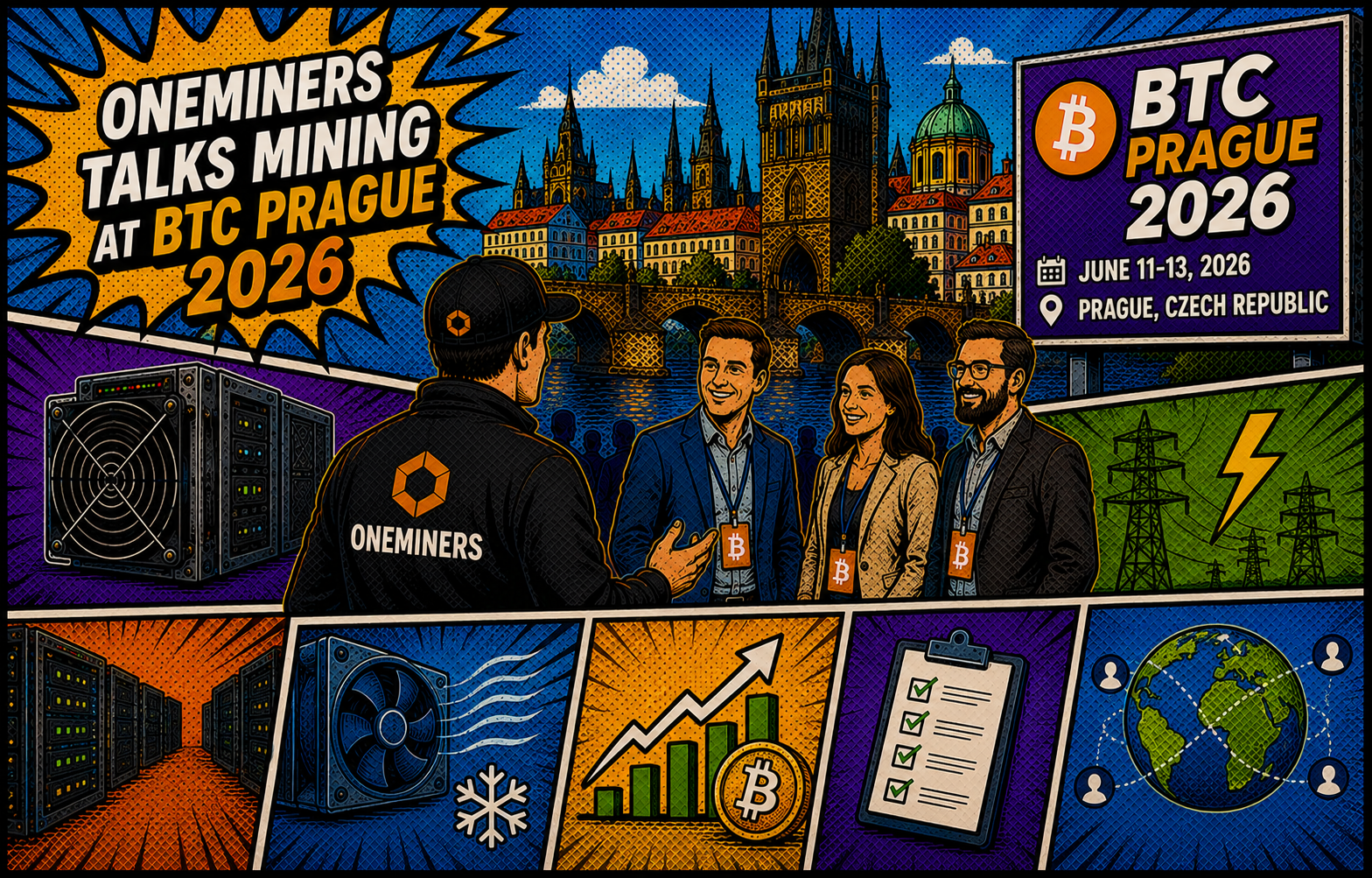 OneMiners Talks Mining at BTC Prague 2026