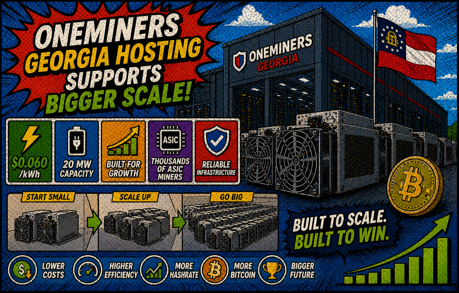 OneMiners Georgia Hosting Supports Bigger Scale