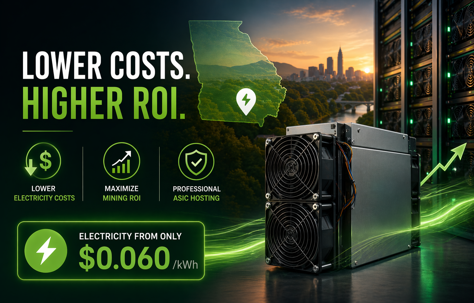 OneMiners Georgia Hosting Helps Maximize ROI