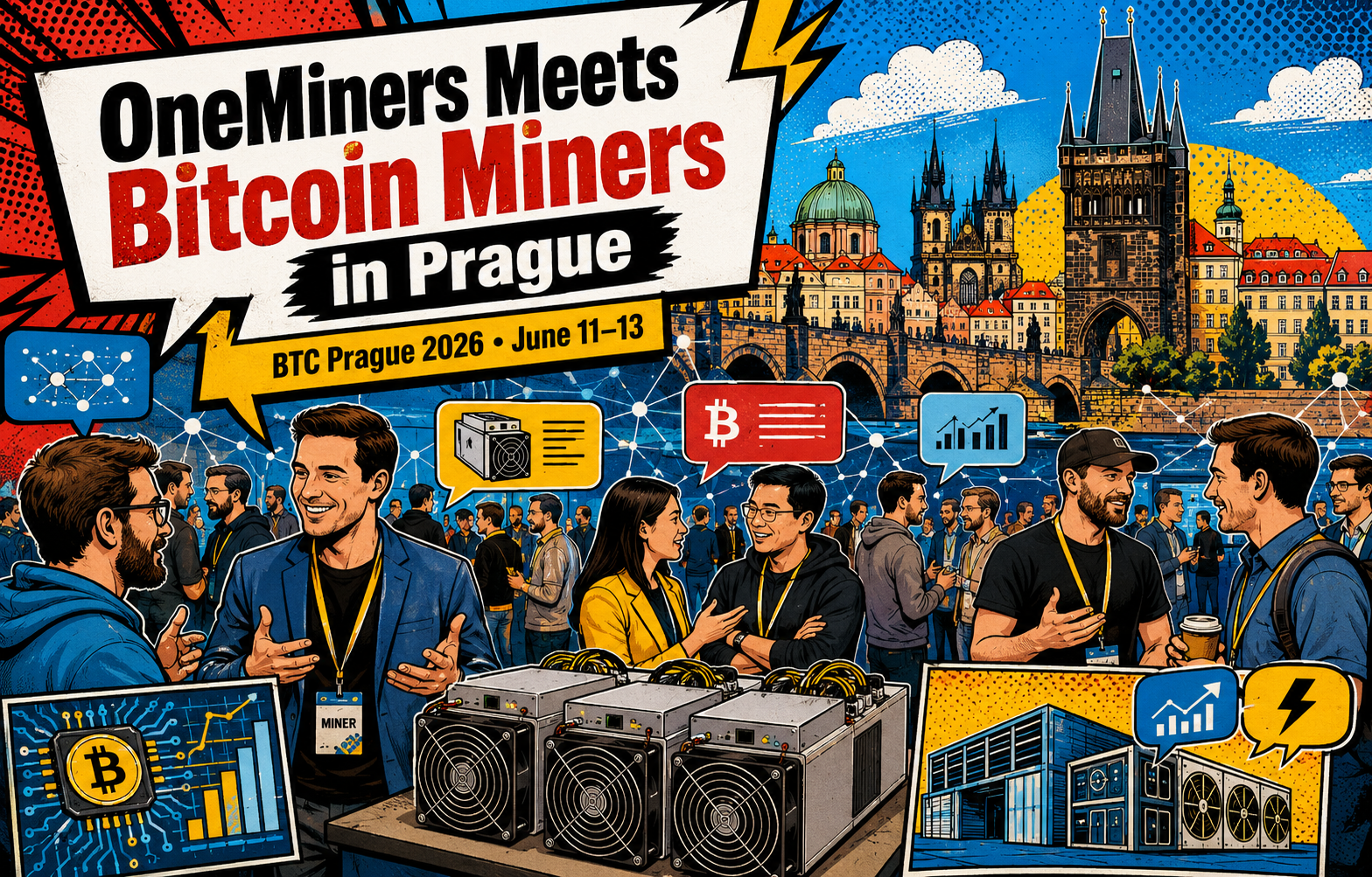OneMiners Meets Bitcoin Miners in Prague