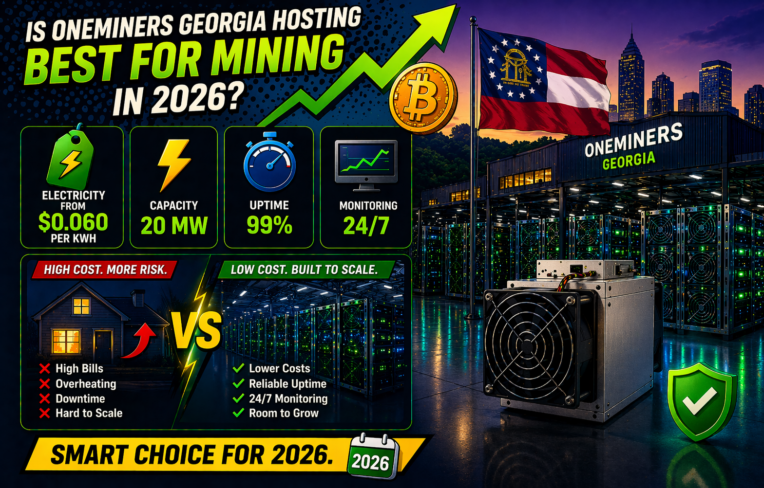 Is OneMiners Georgia Hosting Best for Mining in 2026?