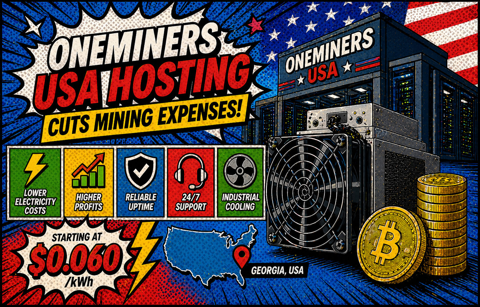 OneMiners USA Hosting Cuts Mining Expenses