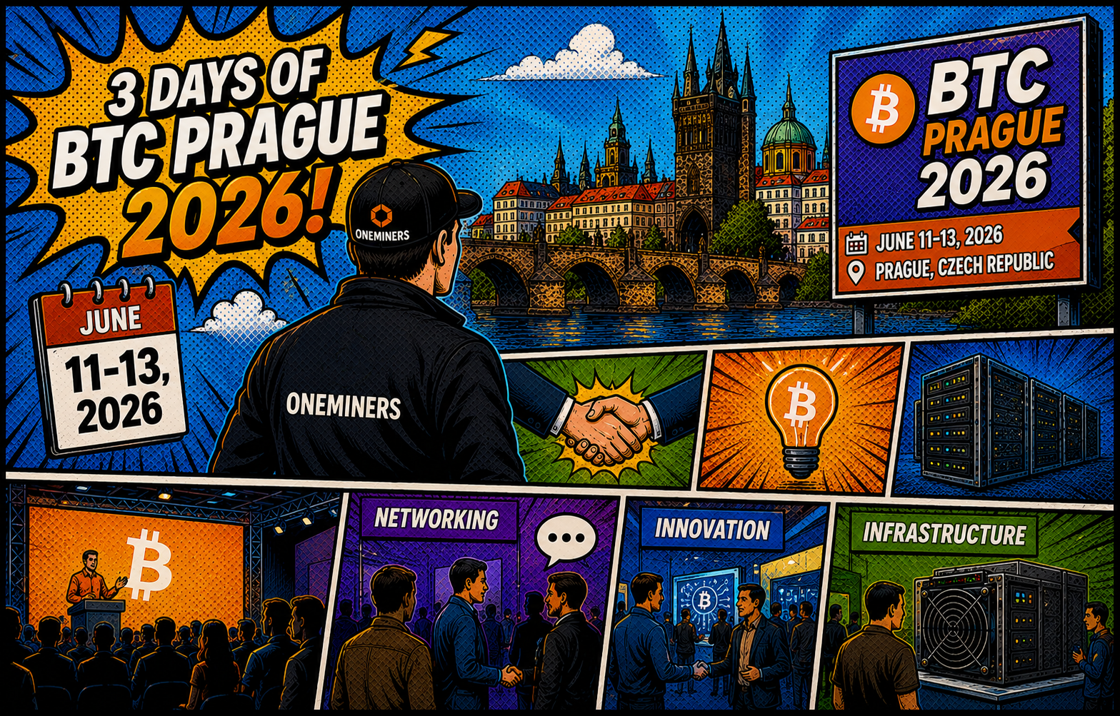 OneMiners Joins 3 Days of BTC Prague 2026