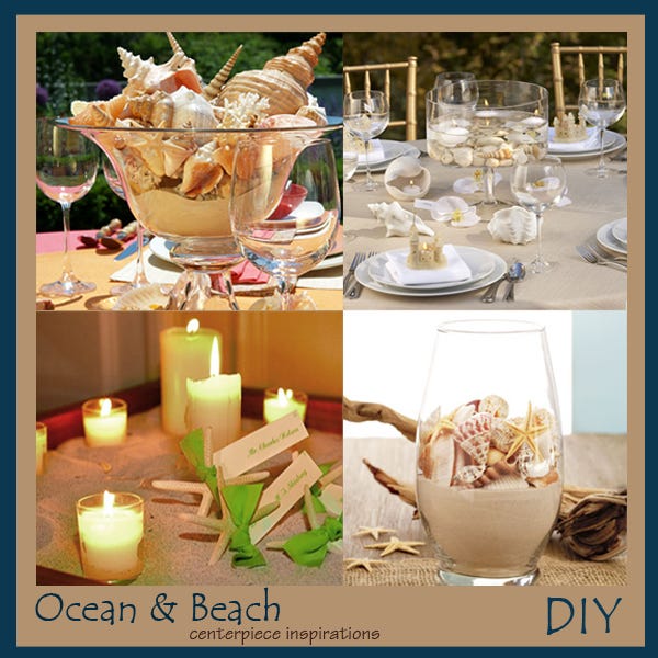 Diy Beach Wedding Theme Centerpiece Ideas Storkie Ideas