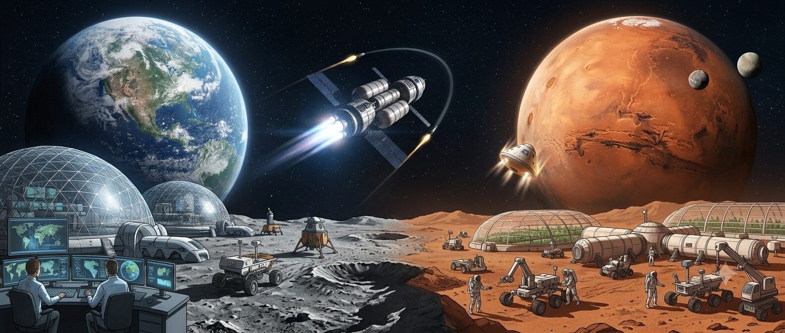 From Moon Craters to Martian Dust