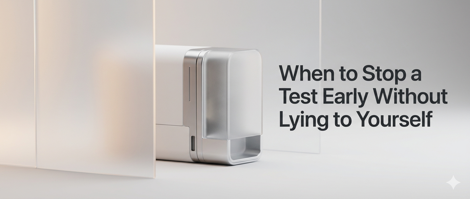 When to Stop a Test Early Without Lying to Yourself