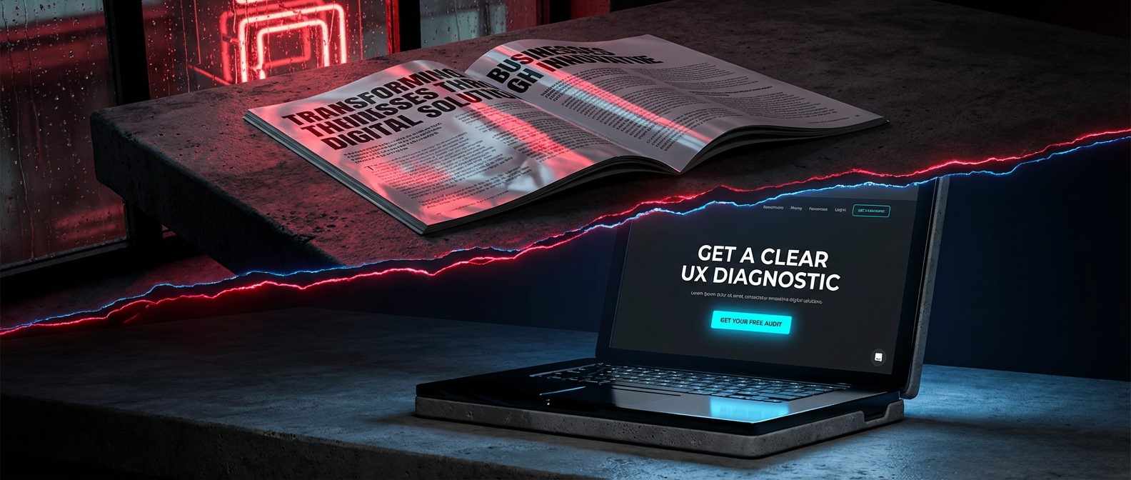 Your Homepage Is a Brochure. That’s Why Nobody Books a Call.