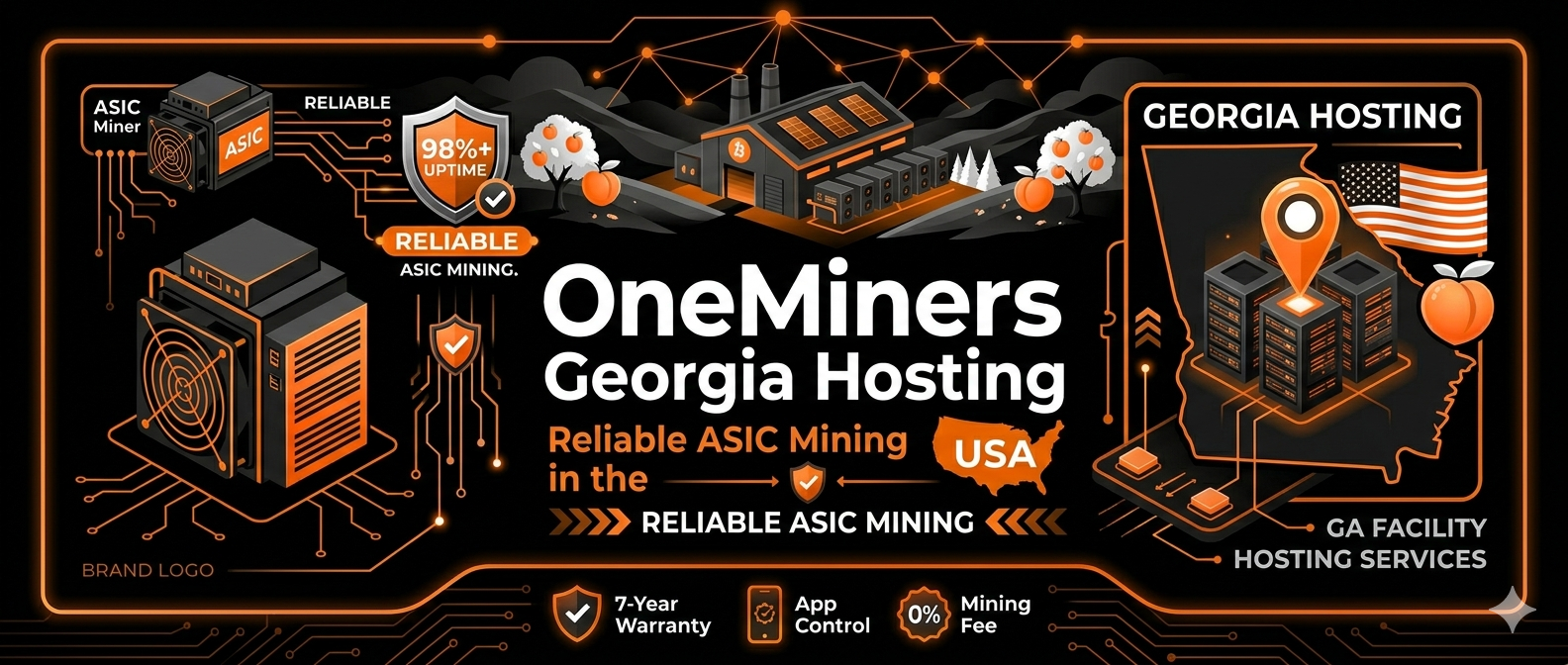 OneMiners Georgia Hosting: Reliable ASIC Mining in the USA