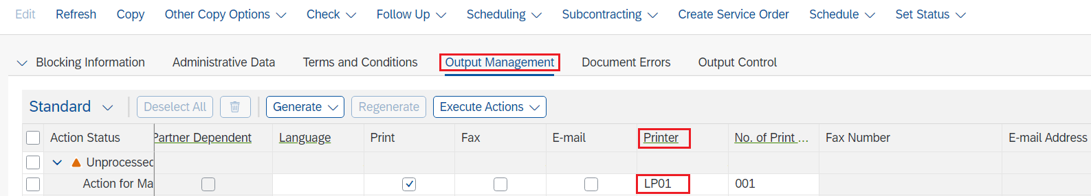 Printer Determination: TM module + PPF — SAP ABAP