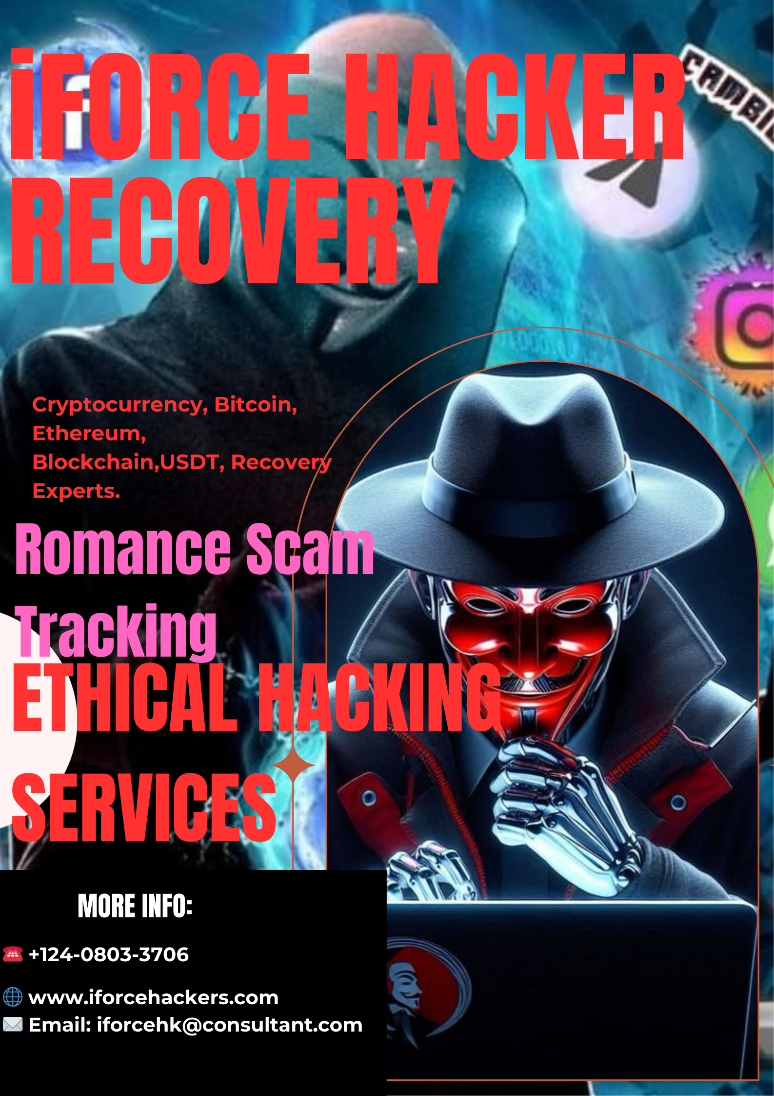 Contact A Cryptocurrency Recovery Company Hire iFORCE HACKER RECOVERY