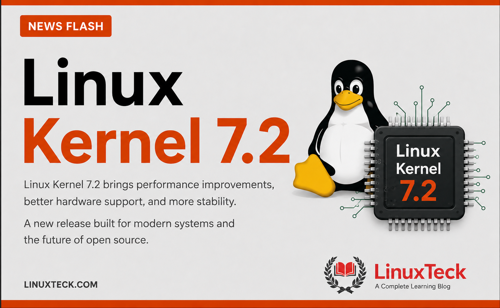 Linux Kernel 7.2 RC1 Drops With Powerful 43 Million Lines Update