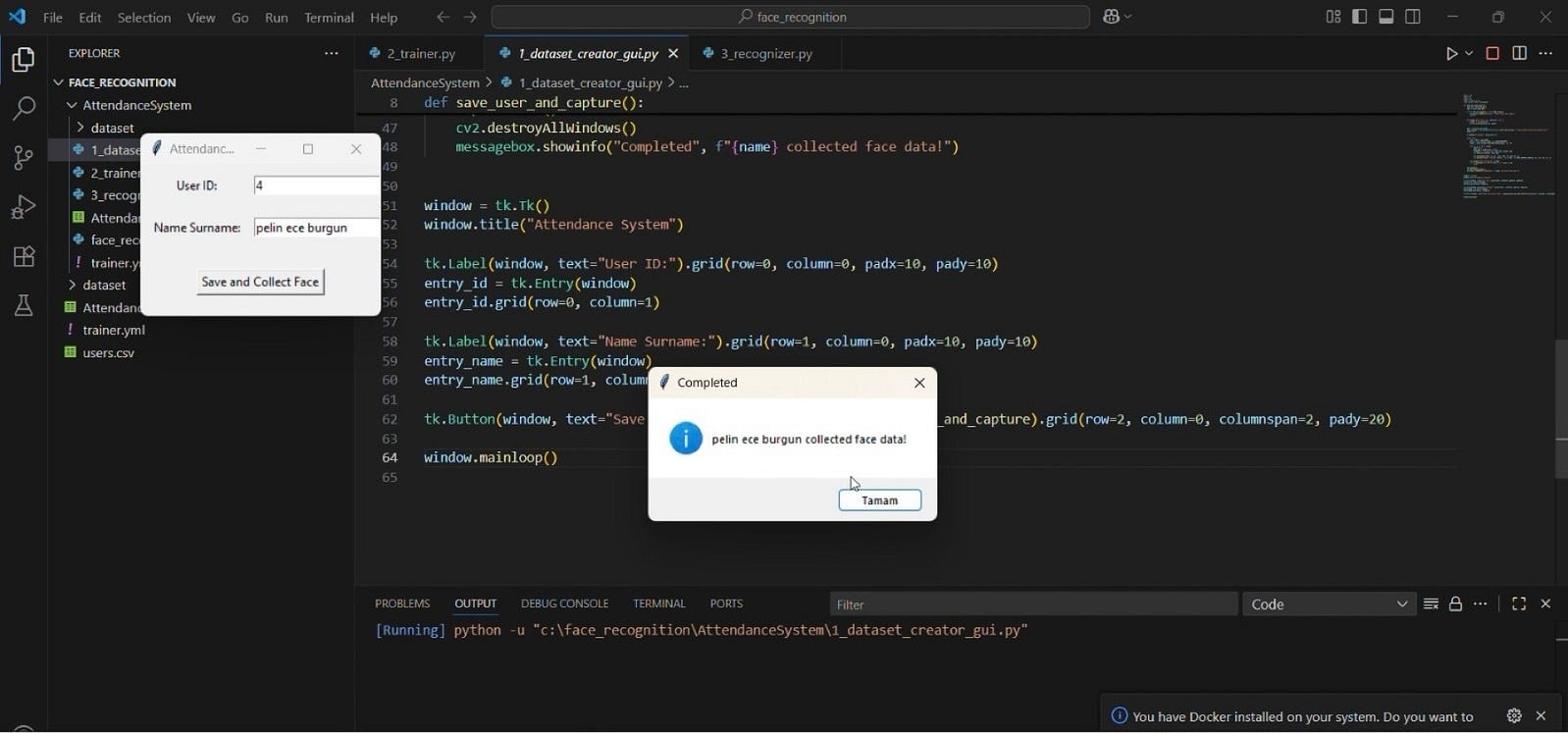 Building a Real-Time Face Recognition Attendance System with OpenCV
