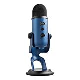 Blue Yeti USB Mic for Recording & Streaming on PC and Mac, 3 Condenser Capsules, 4 Pickup Patterns,...