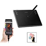 Huion H430P OSU Graphics Tablets Drawing Tablet with Glove and 4 Express Keys, Battery-Free Stylus,...