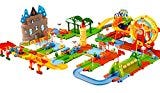 Toyshine 4 in 1 Dream Train Track Combination Train Set Track with Lights and Music