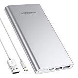 POWERADD Pilot 4GS 12000mAh Portable Charger 8 Pin Input Power Bank with 3A High-Speed Output...