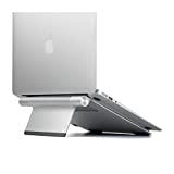 UPERGO Laptop Stand, Foldable Portable Laptop Stand Riser for Desk, Aluminum Notebook Computer...