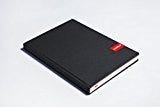 code&quill Monolith Notebook Premium Large-Format Hardcover Notebook for Creatives (7.25" x 10") (Layout: Dot Grid (Left) / Indentation Rule (Right), Gray)