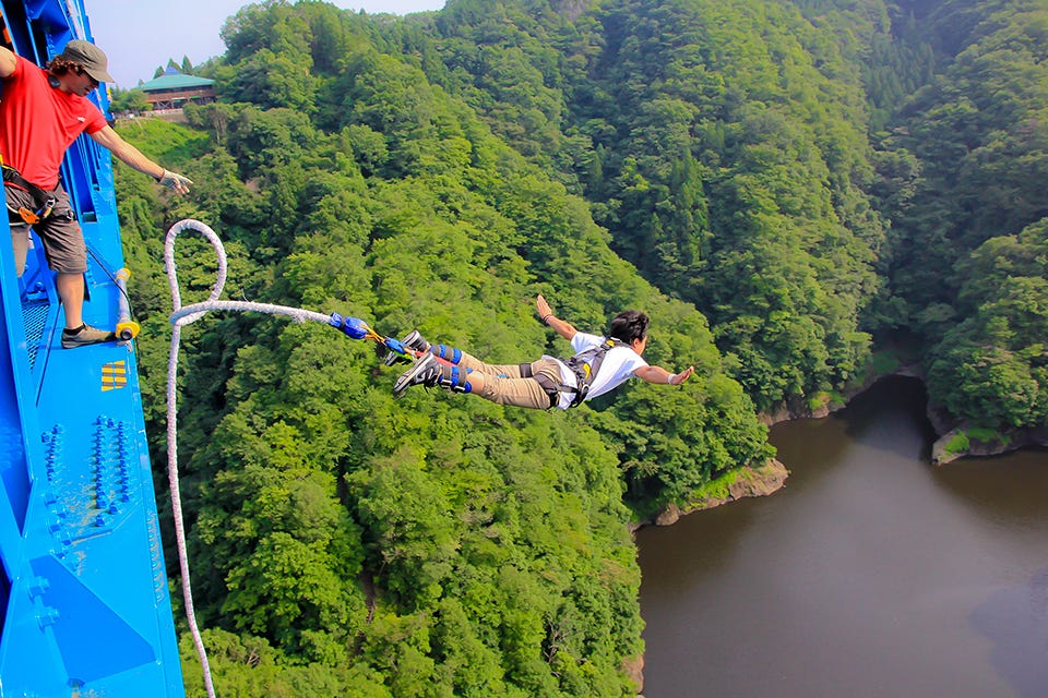 Best Bungee Jump Spots near Tokyo!! JW  Magazine