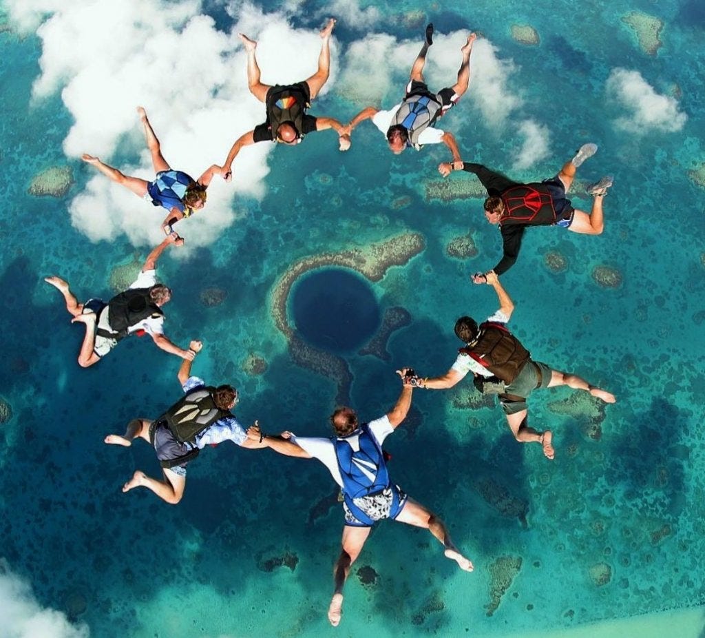 Skydive Blue Hole